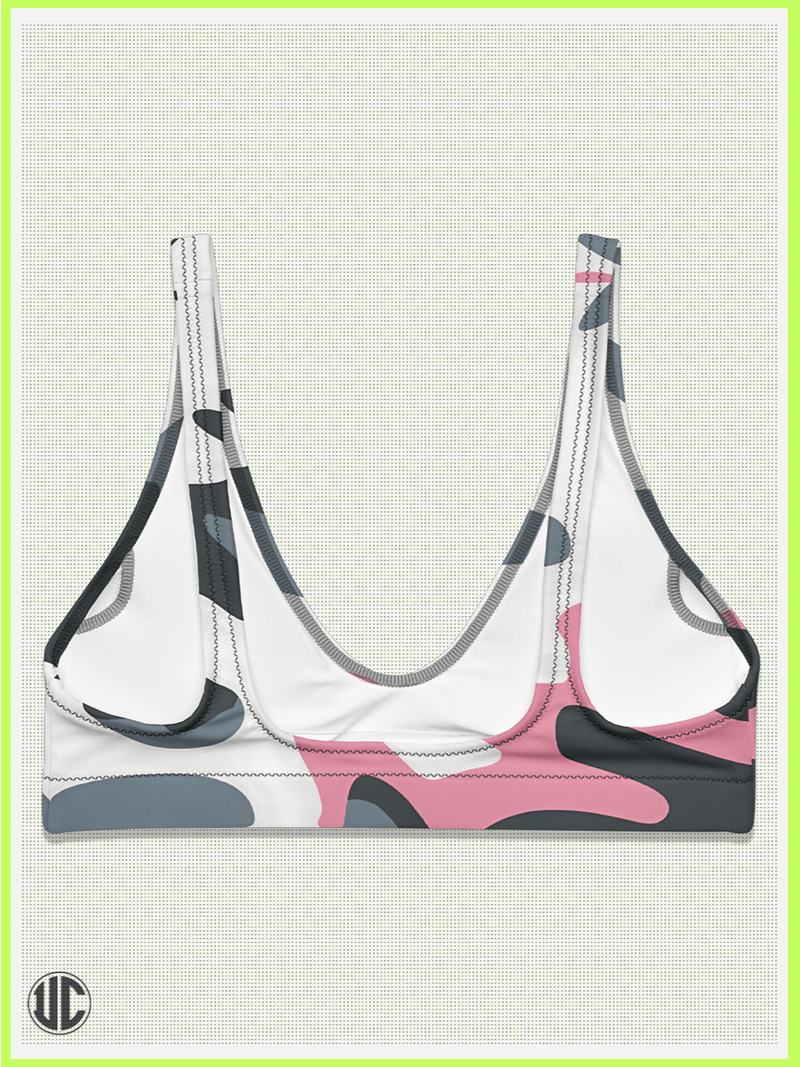 UnkoCon – Bubblegum Pink Urban Camo Bikini Top product image (2)