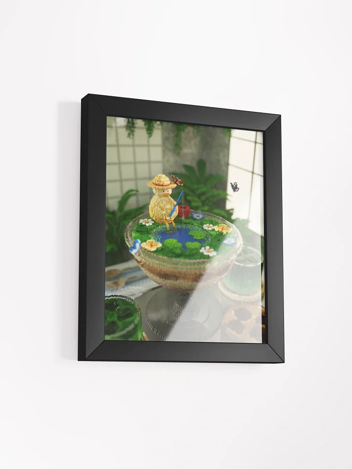 Tiny fishing 🌙 Framed art print product image (30)