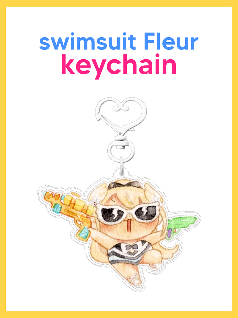 ☀︎ swimsuit Fleur acrylic charm - PREORDER ☀︎