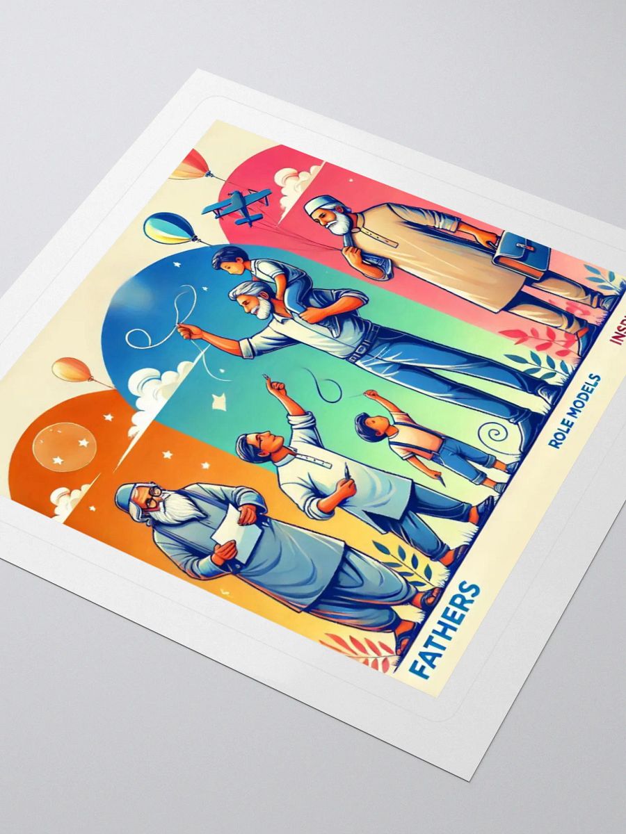 Inspiring Fathers Kiss Cut Stickers product image (8)