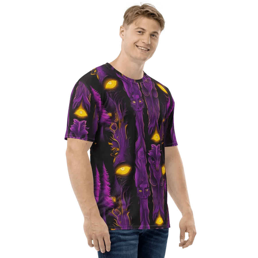 Haunted Forest Glowing Eyes T Shirt product image (6)