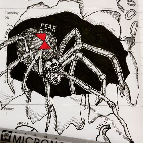 Sketch-A-Day || Day 134
Prompt: Fear

I hate this one so much 🥲😵‍💫🫣
_________________________
#luckyduckysketches #day134 #LD...