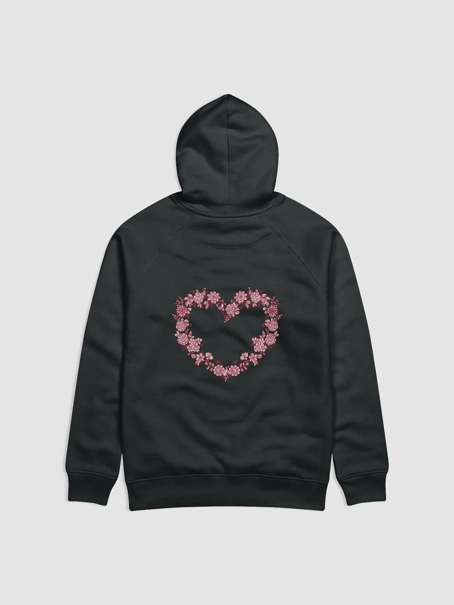 Red Floral Heart Eco Hoodie product image (4)