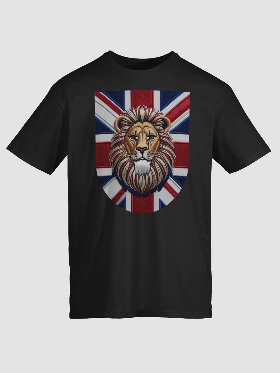 Regal Lion Embroidered Patch T-Shirt product image (51)