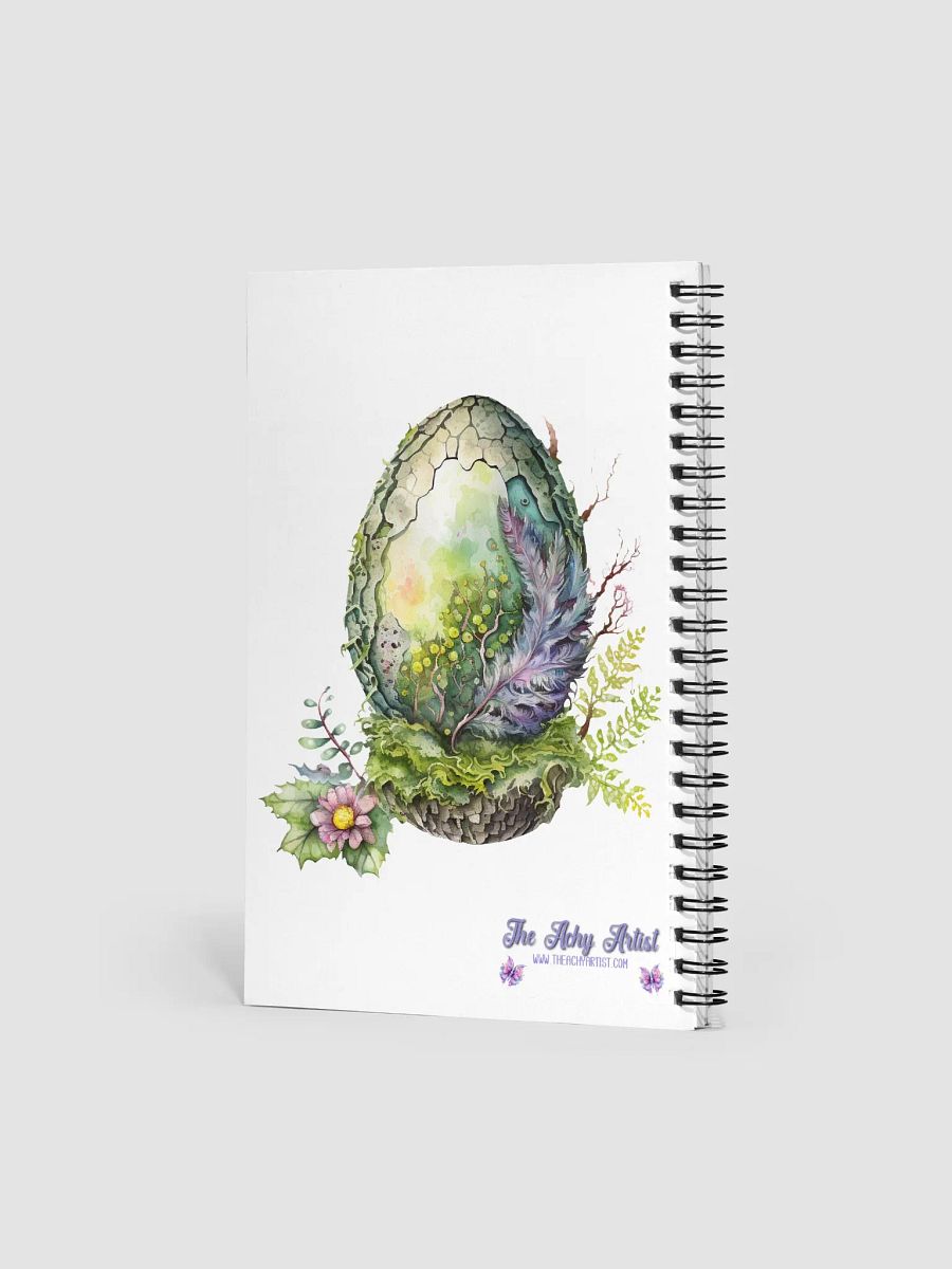 Whimsical Botanical Egg Spiral Notebook product image (2)
