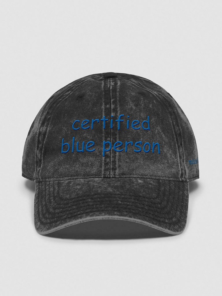 Certified Blue Person Dad Hat product image (1)