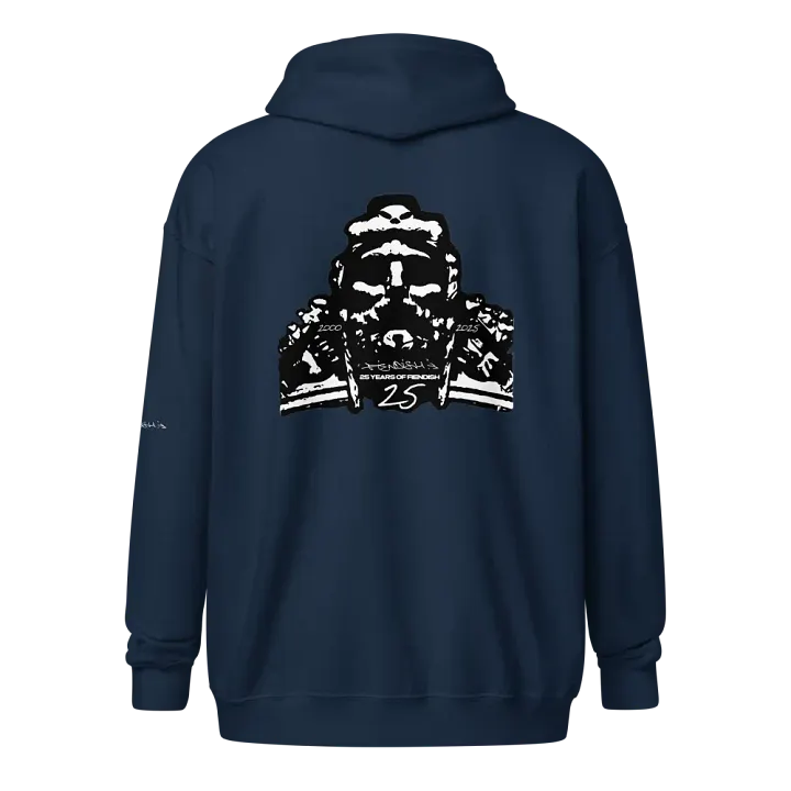 FIENDISH '25 YEARS OF FIENDISH' Zip Up Hoodie product image (2)
