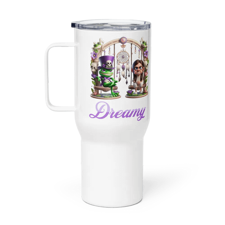 Merbit & Dreamy 25 oz Travel Mug with Handle product image (1)