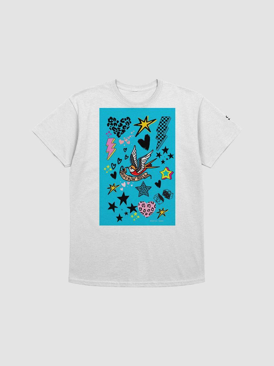 Rock 'N' Roll Tattoo Inspired T-Shirt - 100% Cotton product image (3)