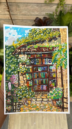 After 2 weeks of pouring my heart into this art piece, I tried to bring a little Ghibli magic to life! ✨🎨 What do you think, ...