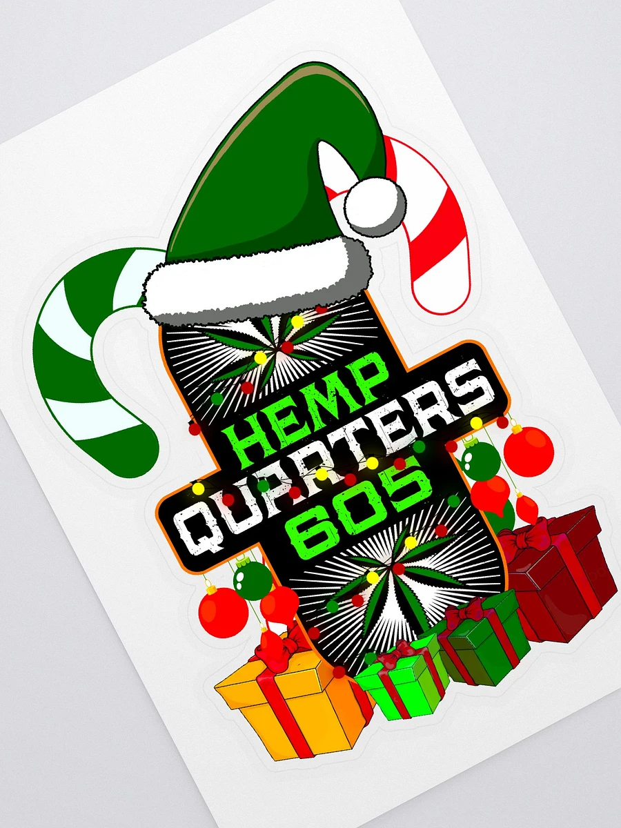 HQ Christmas Sticker 7.5