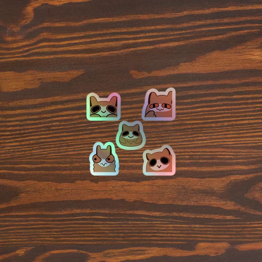 Yuni Uhu - Holographic Sticker Set product image (5)