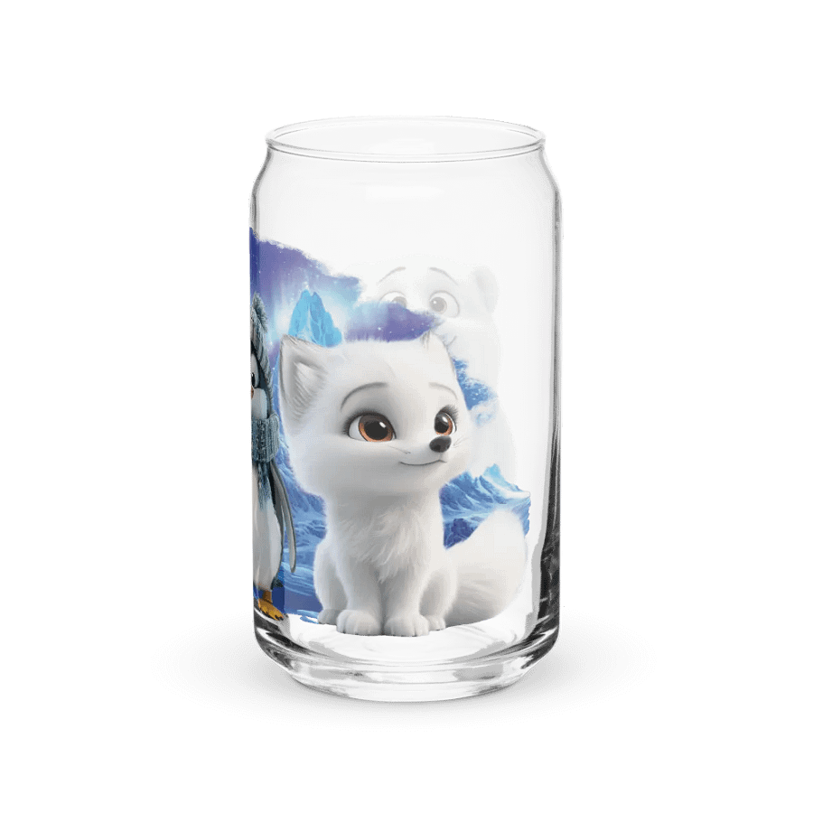 Arctic Friends Glass Can Sipper product image (3)
