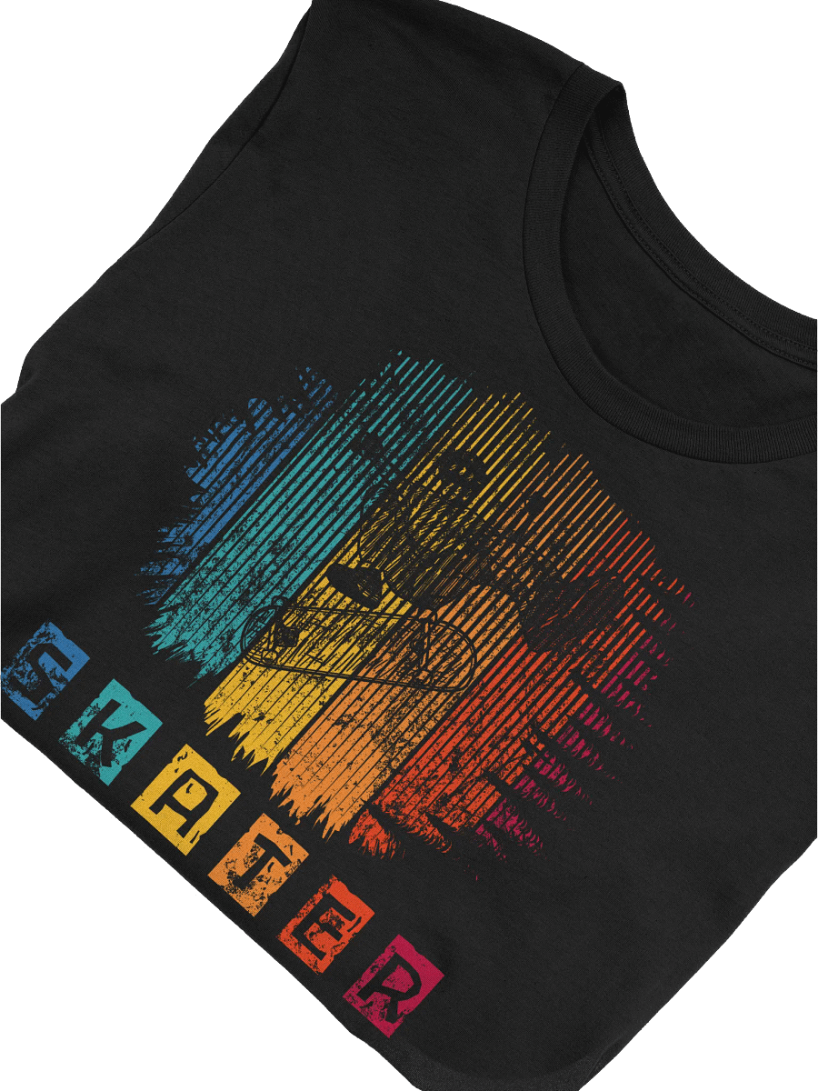Retro 90s Skater T-Shirt – Vintage-Style Skateboarding Design for Street Culture Fans product image (47)
