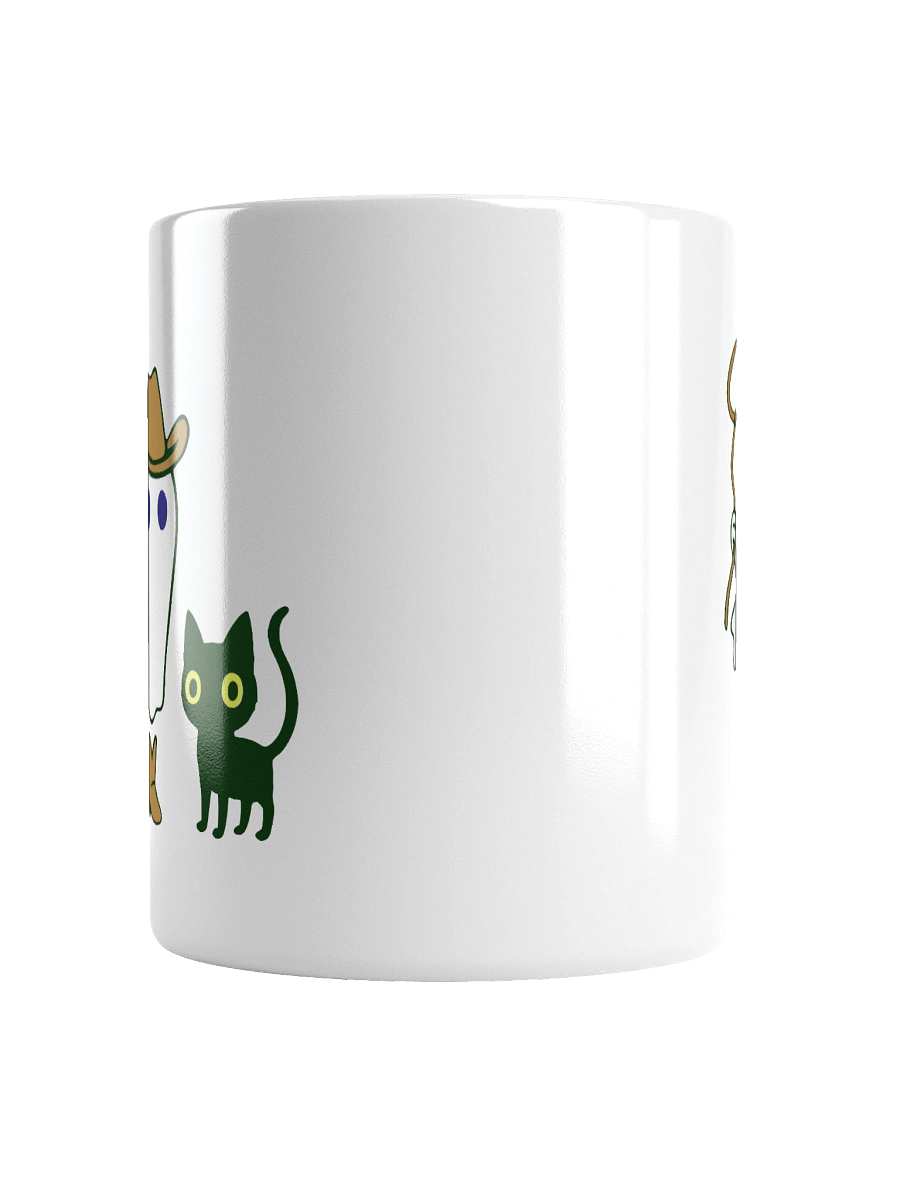 Ghostly Cowboy and Black Cat Mug product image (17)
