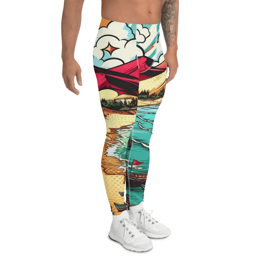 Coastal Dreams Men's Leggings |Ai Design product image (3)