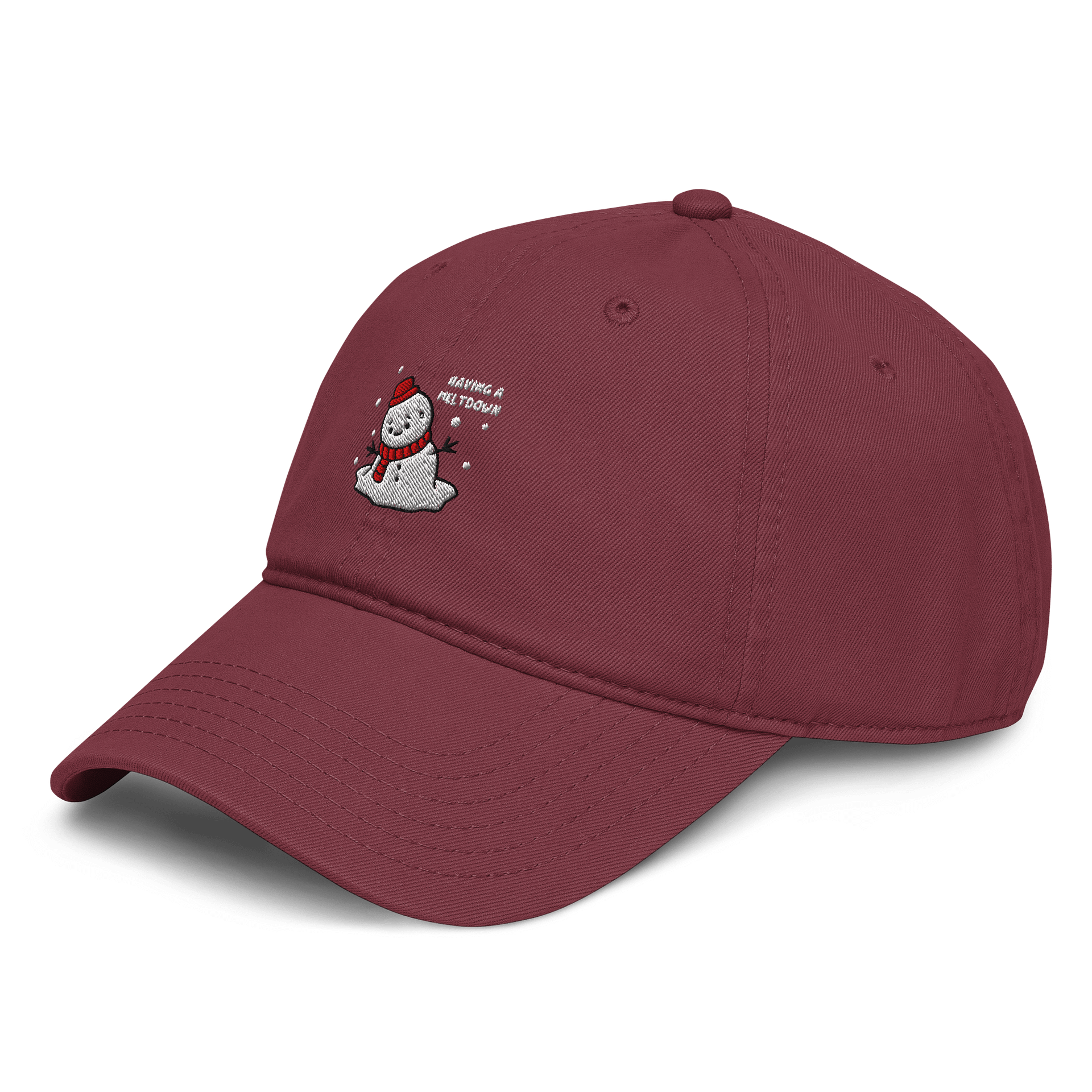Snowman Meltdown Baseball Cap product image (23)