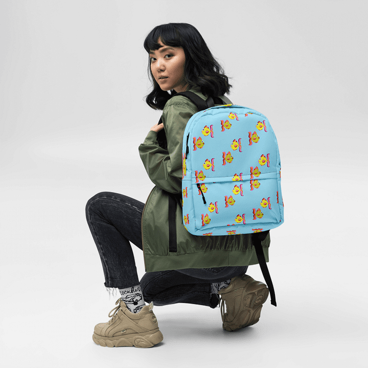 Fish style (art by Dina R.) - Backpack product image (1)