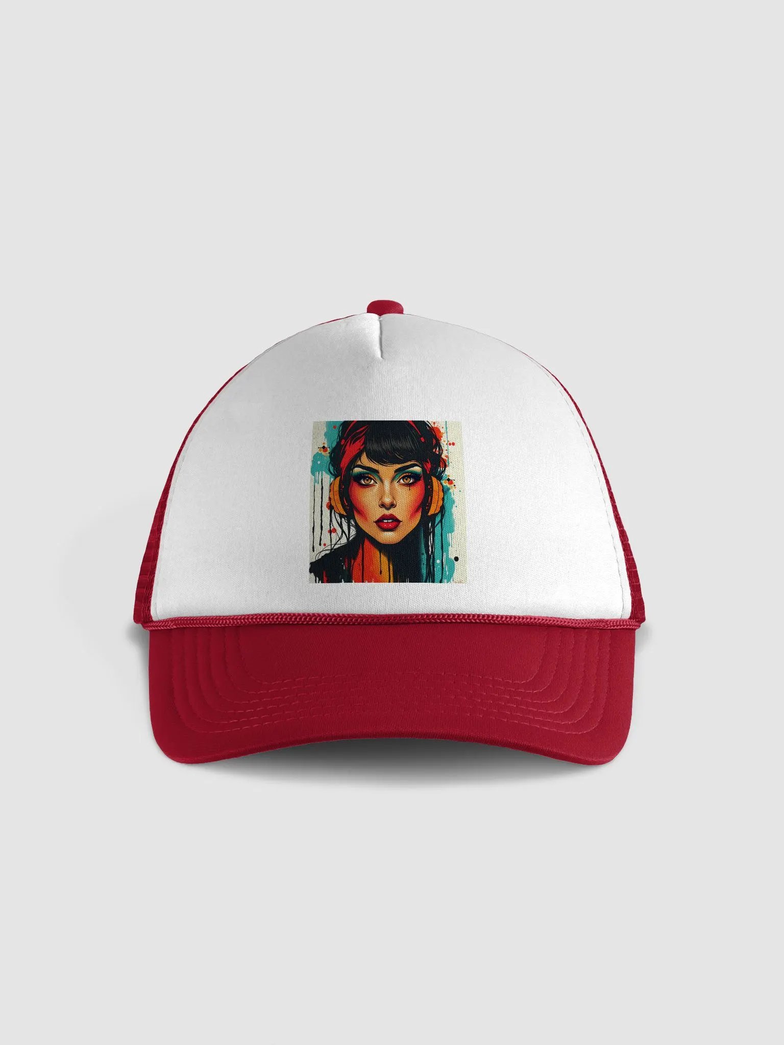 Colorful Beats Foam Trucker Hat product image (1)