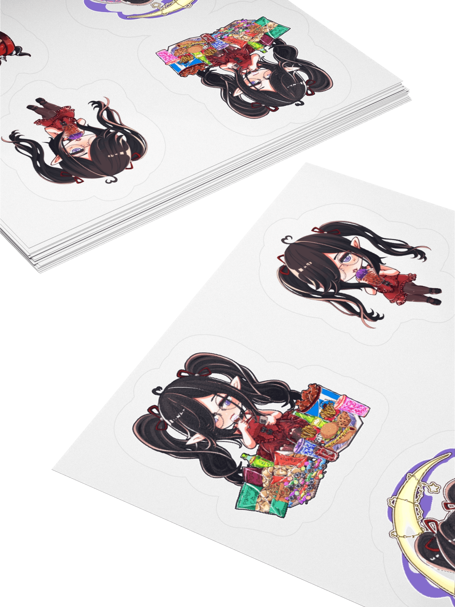 Chibi Delights Kiss Cut Stickers Set product image (4)