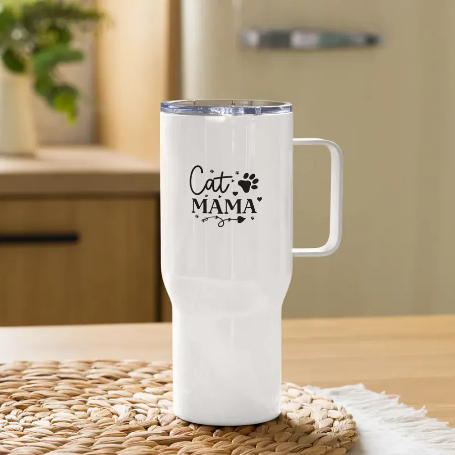 Cat MAMA Travel Mug: Stylish and Functional product image (11)