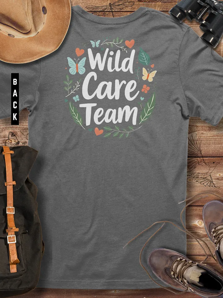 Wild Care Team T-shirt, Wildlife Rehab Shirt, Animal Rescue Tee, Vet Nurse Gift, Nature Lover T-shirt product image (2)