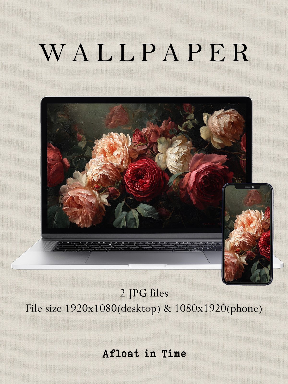 Wallpaper - Romance in Bloom product image (1)