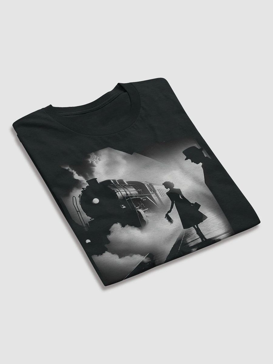 Noir Farewell at the Steam Train (Front Print Womens Tee) product image (4)