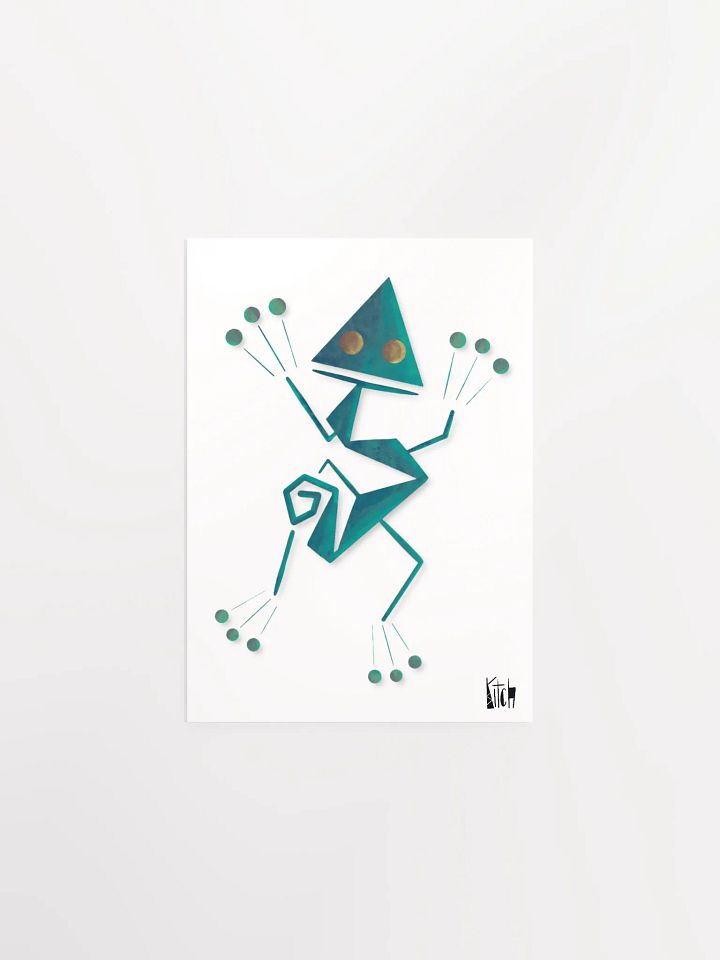 Geometric Lizard Art Print product image (1)