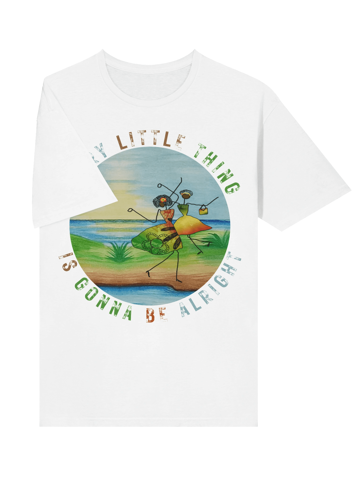 Every little thing is gonna be alright; Bob Marley Lyrics, T-Shirt product image (3)