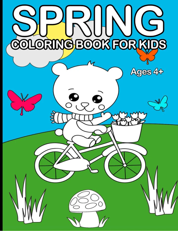 Spring Coloring Book for Kids product image (1)