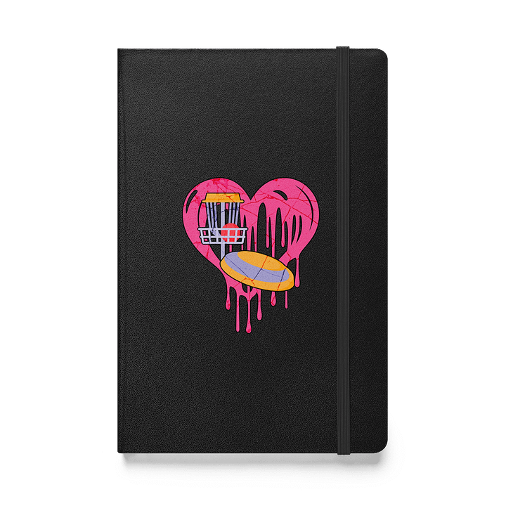 Heart Disc Golf Hardcover Journal product image (1)