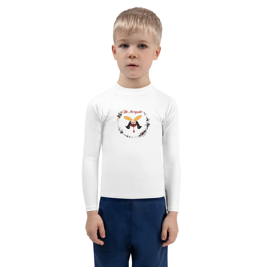 Buzzing Mosquito Mania Kids Rash Guard product image (9)