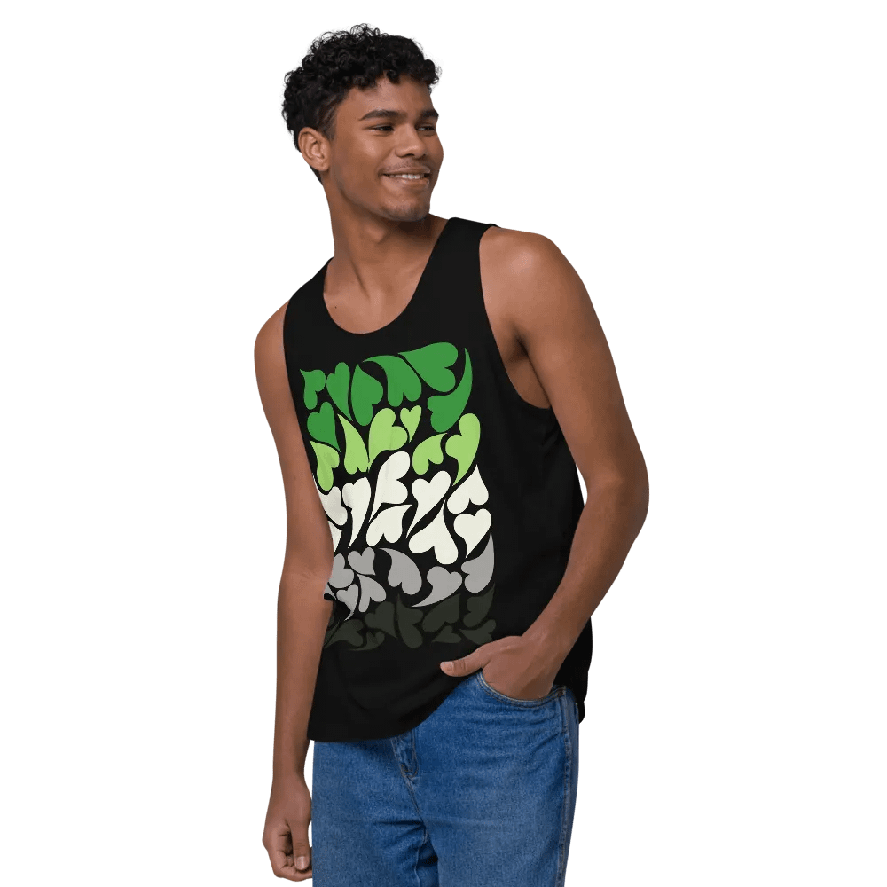 Nestled PRIDE Aromantic Tank Top product image (11)
