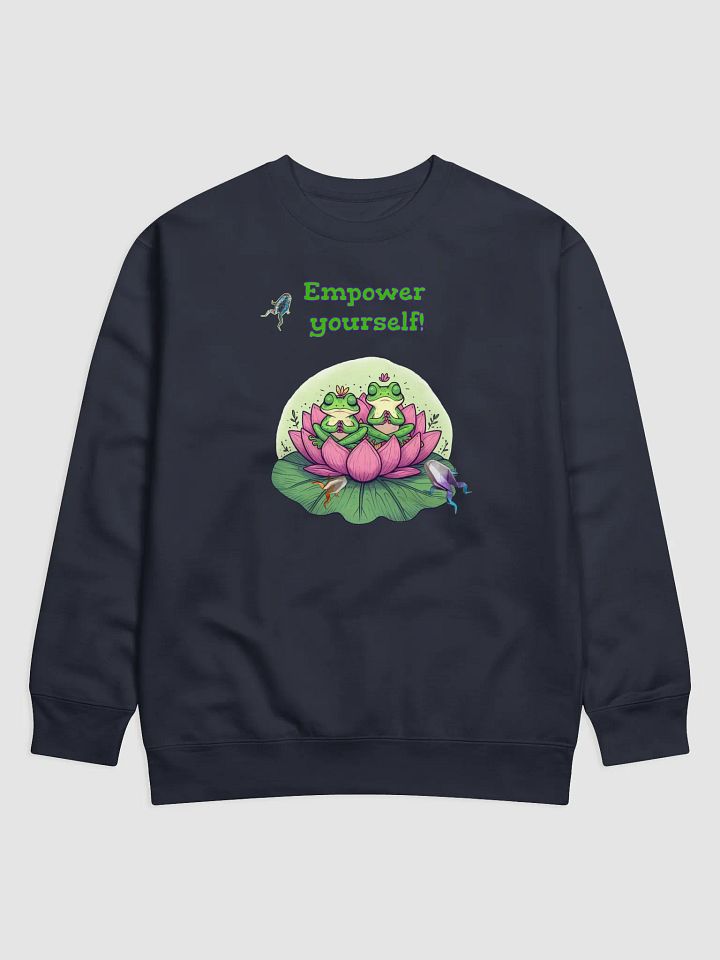 Zen Frogs Meditation Sweatshirt product image (1)