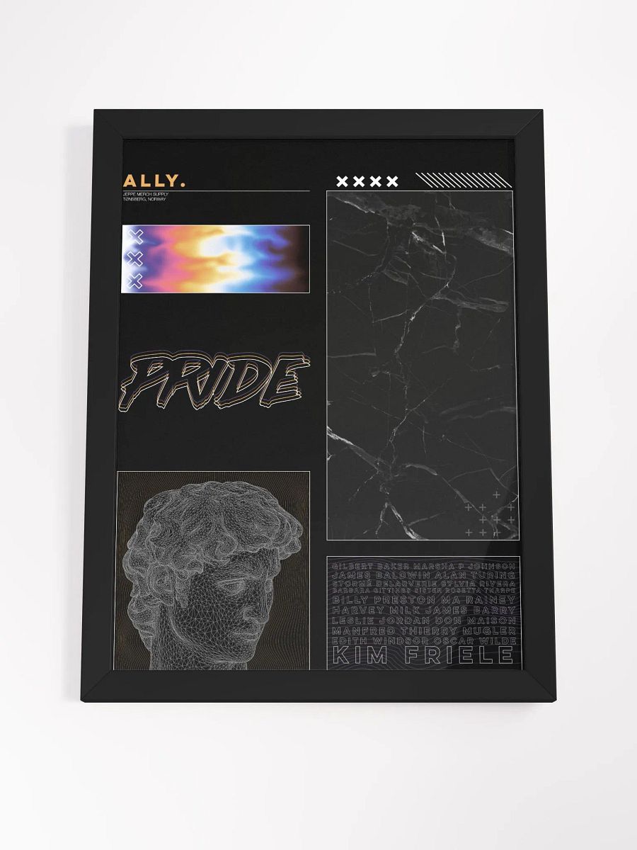 Alternative Straight Ally Pride Framed Poster product image (20)