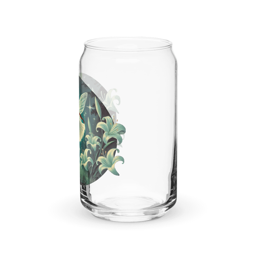 Enchanted Lily Fairy Glass with Optional Bamboo Lid and Straw product image (39)
