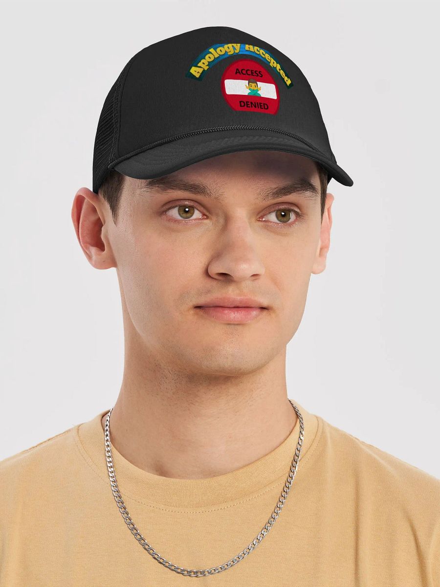Apology Accepted / Access Denied Trucker Hat product image (5)