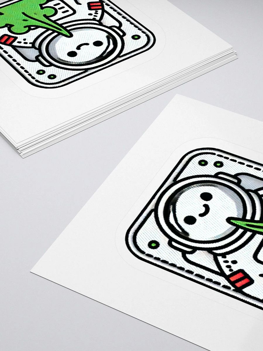 cartoon stinky astronaut sticker product image (8)