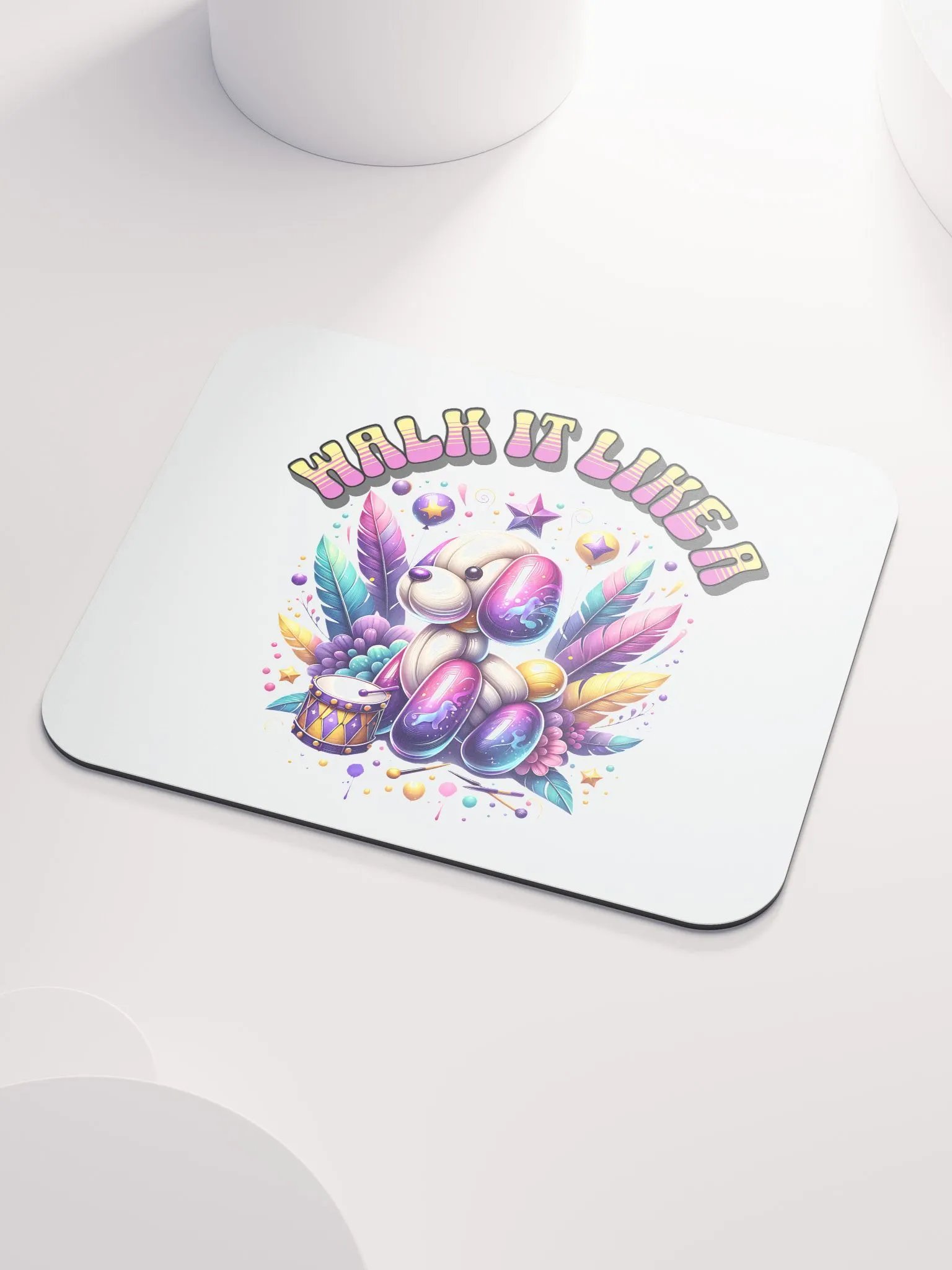 Walk It Like A Dog Whimsical Mouse Pad product image (3)