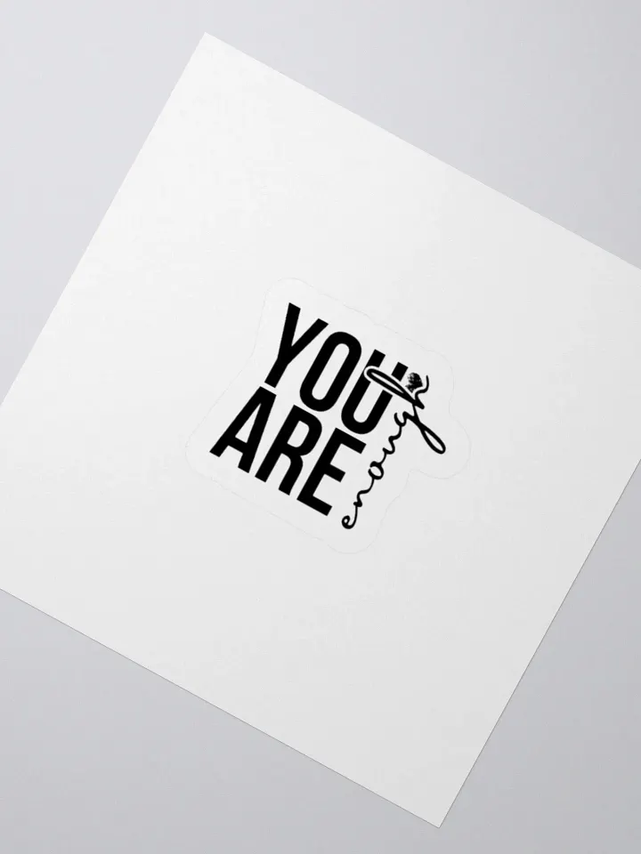 You are enough Gen 2: Corkscrew Kiss Cut Stickers product image (6)