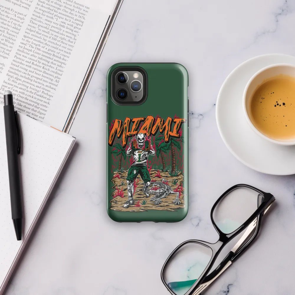 Welcome to Miami Football Phone Case product image (57)