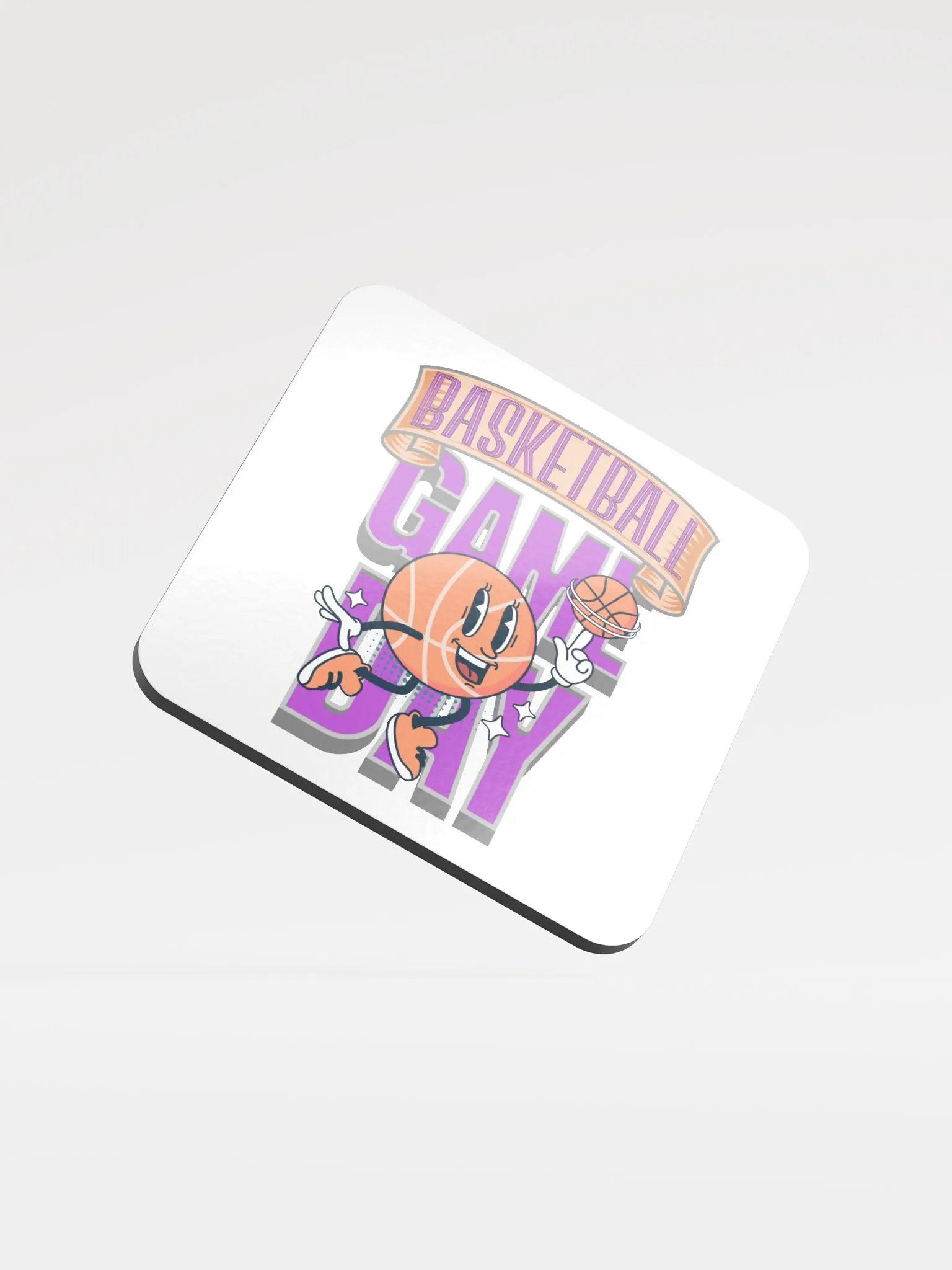 Game Day Basketball Delight Cork Coaster product image (2)