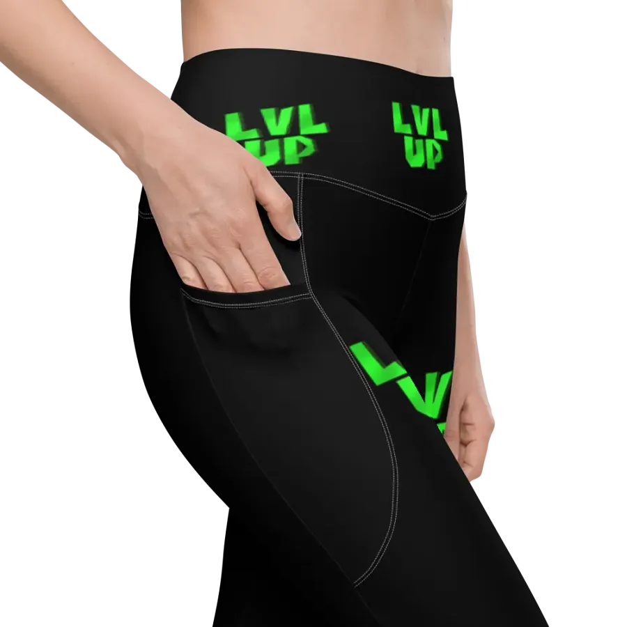 LVL UP Black Yoga Pants product image (3)