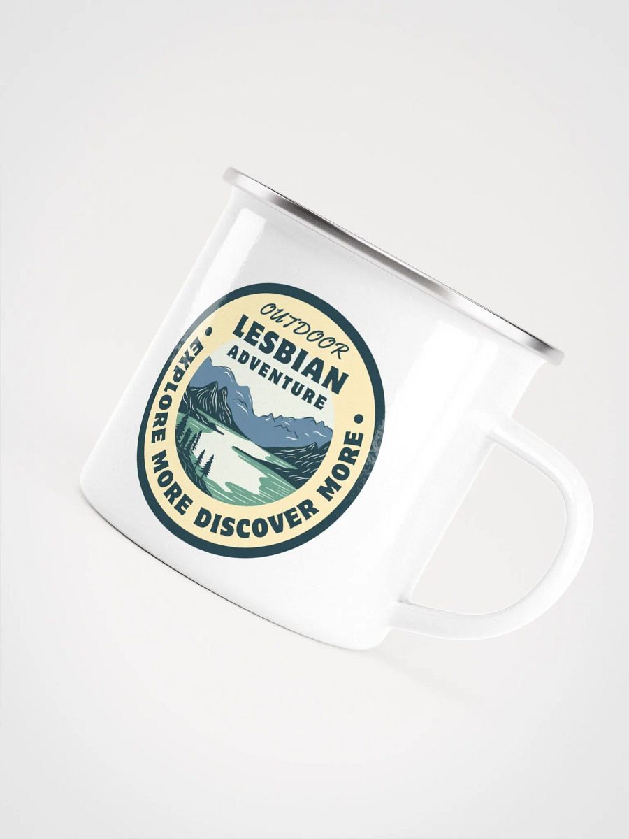 Outdoor Lesbian Enamel Mug product image (5)