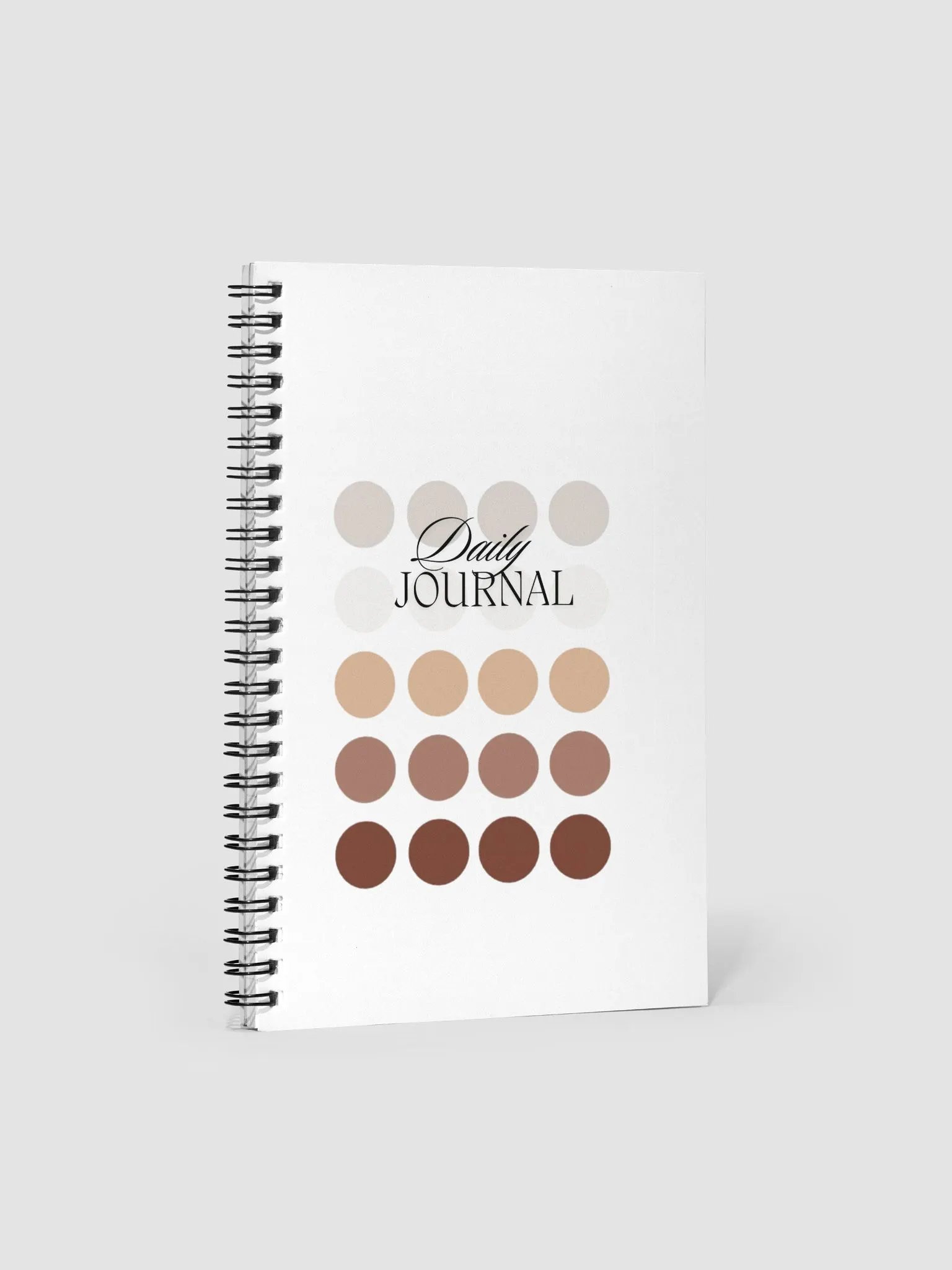 Daily Journal Circles Spiral Notebook product image (3)