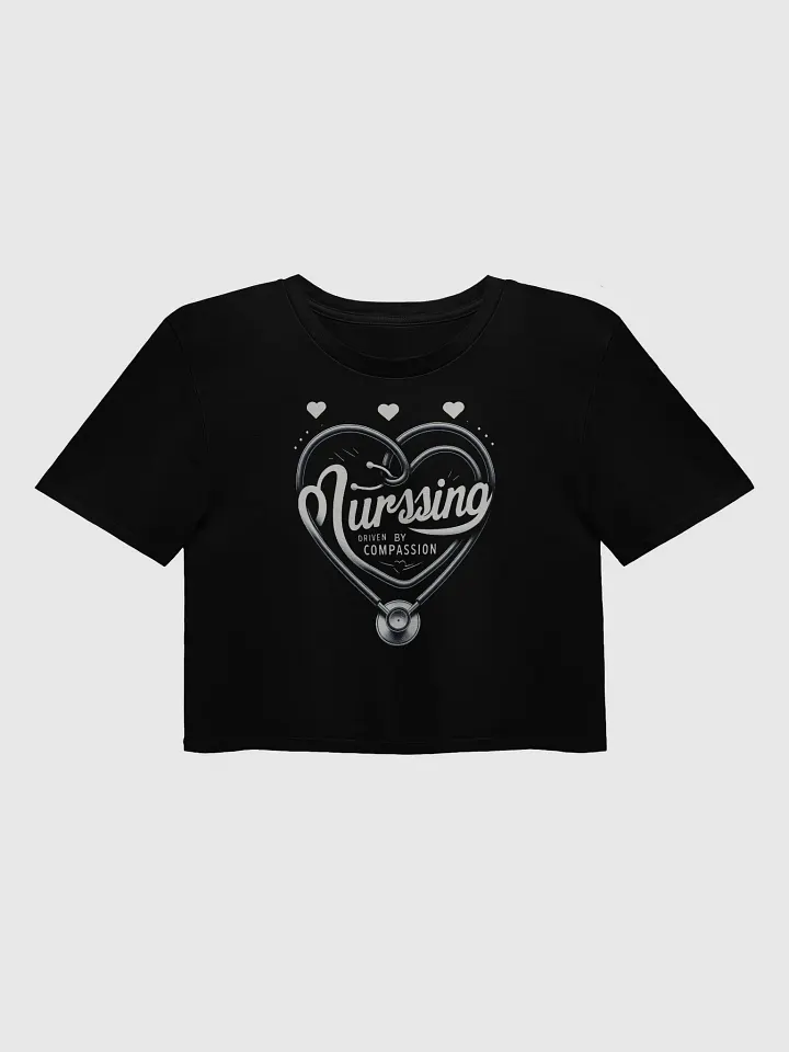 Heartfelt Nursing Stethoscope Crop Top product image (1)