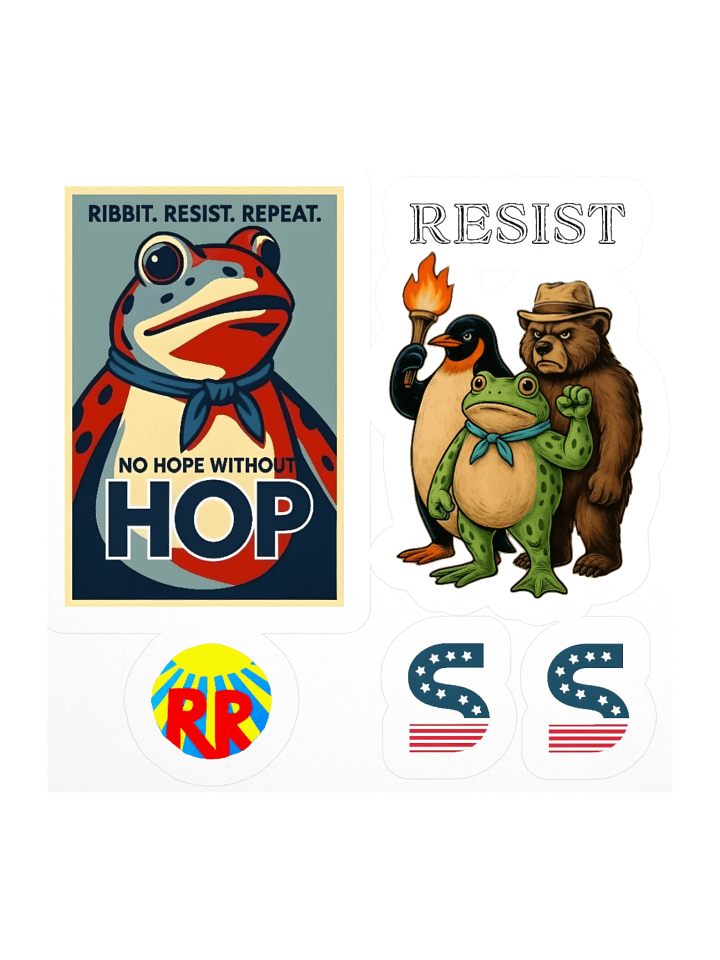 The Resistance Kiss Cut Sticker Pack product image (1)