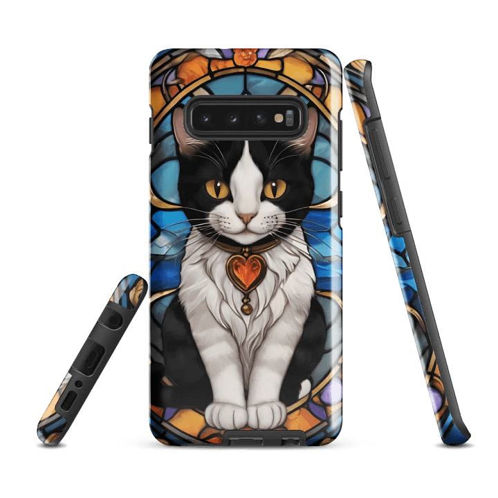 Stained Glass Cat Samsung Galaxy Case product image (3)