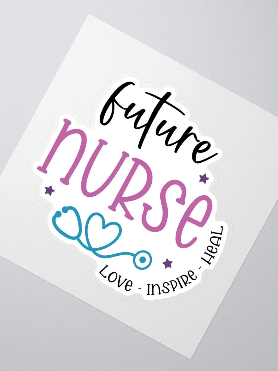 Future Nurse – Love, Inspire, Heal Sticker product image (5)